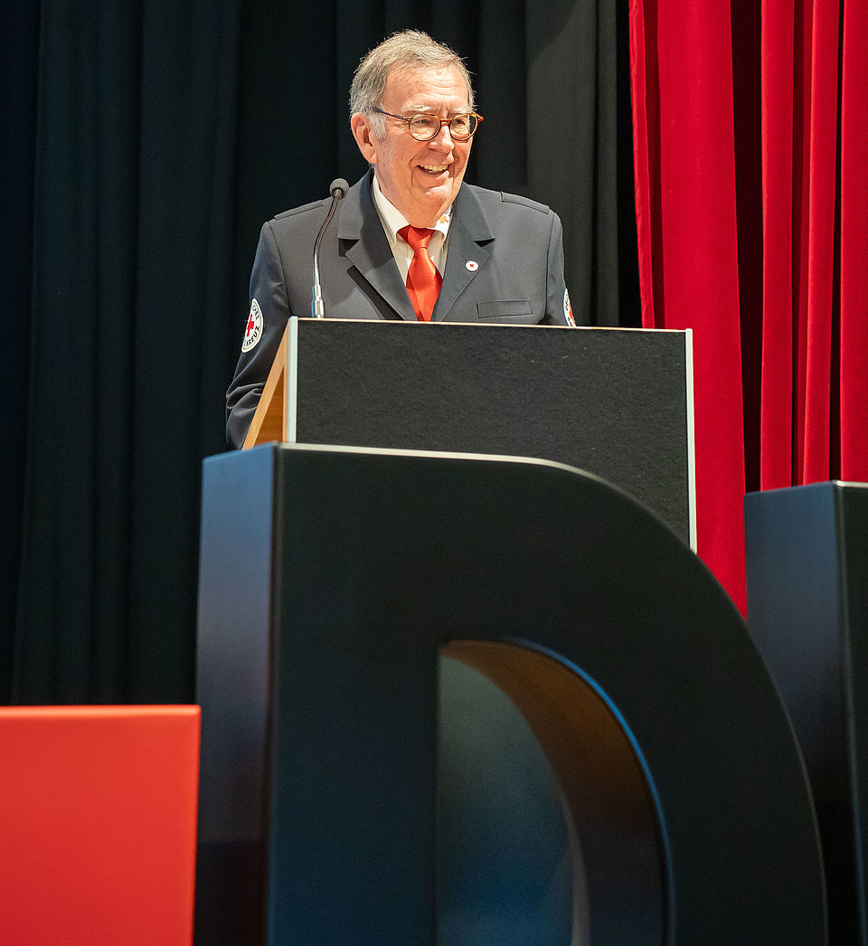 Steindorfner am Redepult Michael Steindorfner am Redepult.